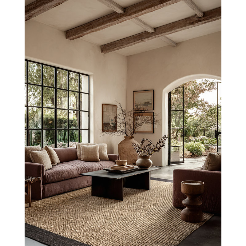 Jaipur Living Kion SOS03 Handwoven Border Black/Tan Area Rug (6'X9'), Runner 3' x 10'