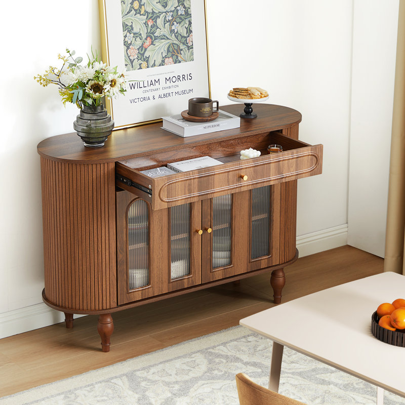 Buffet 47,24 po Emica, Bois brun