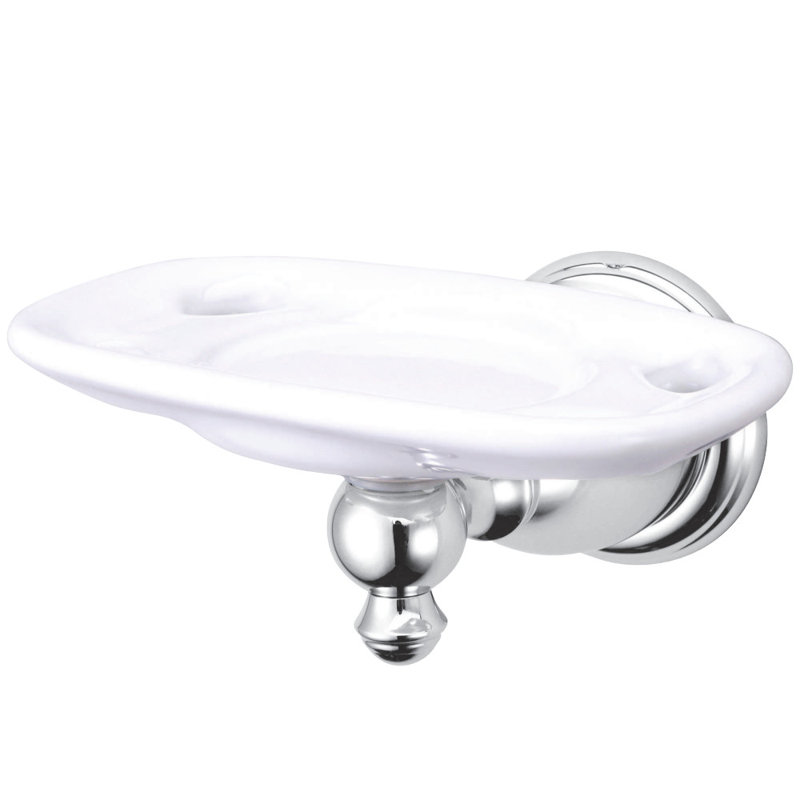 Porte-brosse à dents et porte-gobelet Kingston, Chrome poli