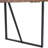 A Minimalist Retro Rectangular Dining Table With A Specially Textured Top And Black Metal Legs.Contemporary Minimalist MDF Dark Wood Textured Tabletop.Able To Give People A Visual Beauty With Rules.-479625780-479625778