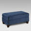 Tissu cocktail en bleu marine - Revêtement, pieds, motif géométrique, rectangulaire pour le salon bleu avec garniture soudée en mousse haute, surface