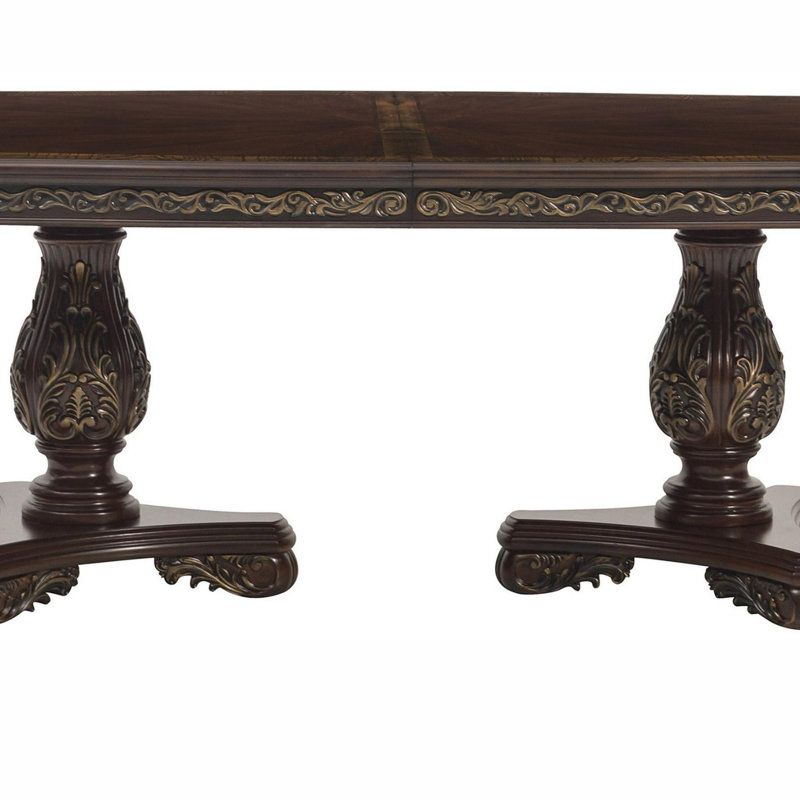 Beautiful Traditional Design 1pc Rectangular Dining Table