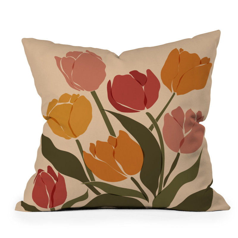  Polyester Indoor/Outdoor Throw Pillow, 20" x 20"