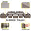 Ensemble de conversation modulaire avec coussins 4 pièces Nichalus-1079947554