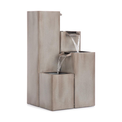 Outdoor Metal Waterfall Fountain