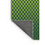 Tissé à la machine à partir de laine et polyester bleu marine/noir Tapis décoratif-776020023