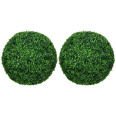 Faux Boxwood Topiary