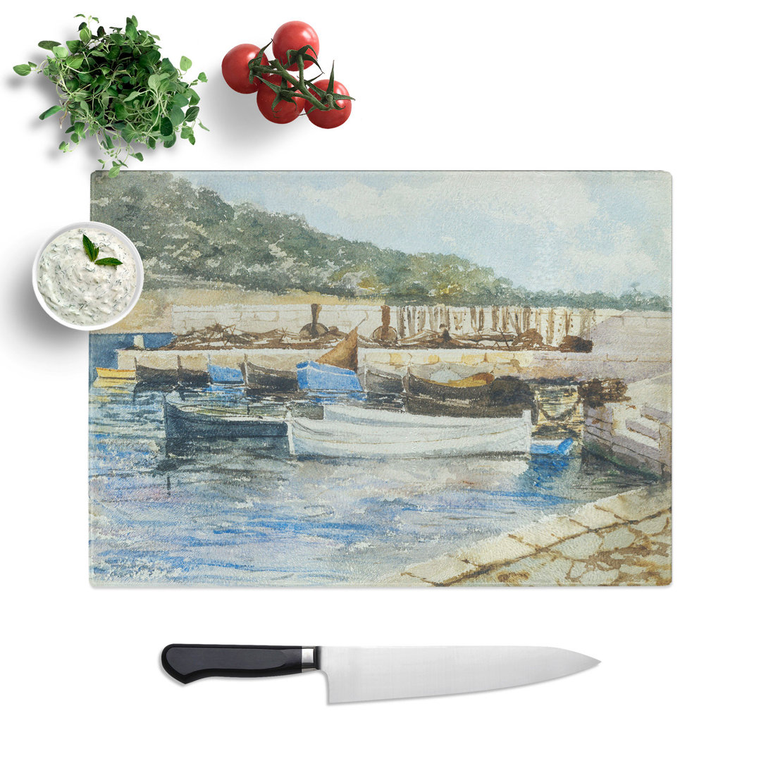 Boats by John Singer Sargent Chopping Board