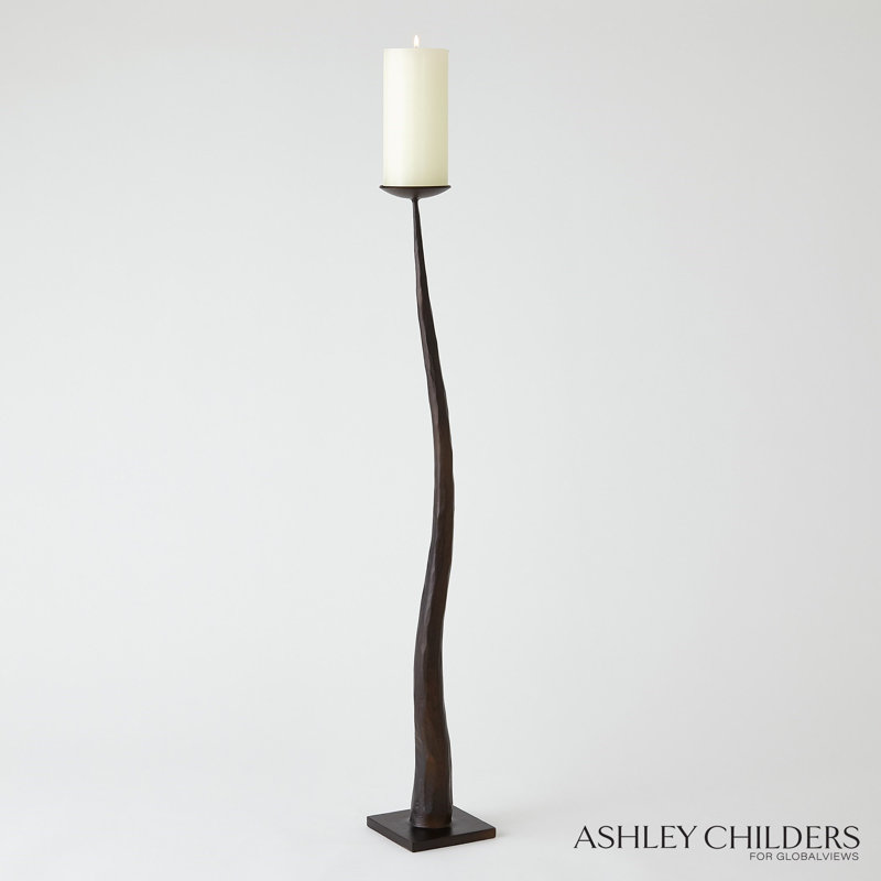 Chiseled Candle Holder-Short, 30" H x 4.5" W x 4.5" D