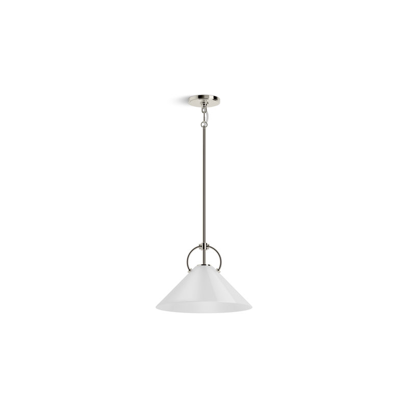 Kernen By Studio McGee 14 in. Pendant, Polished Nickel