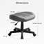 Brackston Adjustable Height Ergonomic Industrial Stool with Removable Casters/Wheels