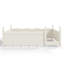 Lit double Montessori avec garde-corps pleine longueur, bibliothèque, base de lit pour enfant beige-1661120368-1661120372