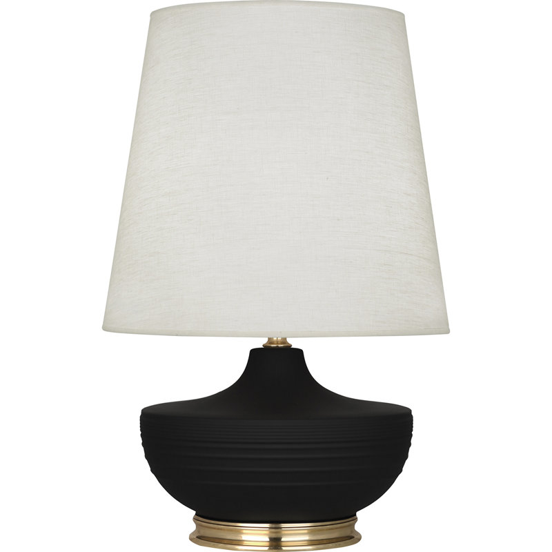 Nolan Table Lamp, Modern Brass/Matte Dark
