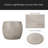 Outdoor Lightweight Concrete Side Table