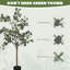 120cm Faux Eucalyptus Plant in Cement Pot