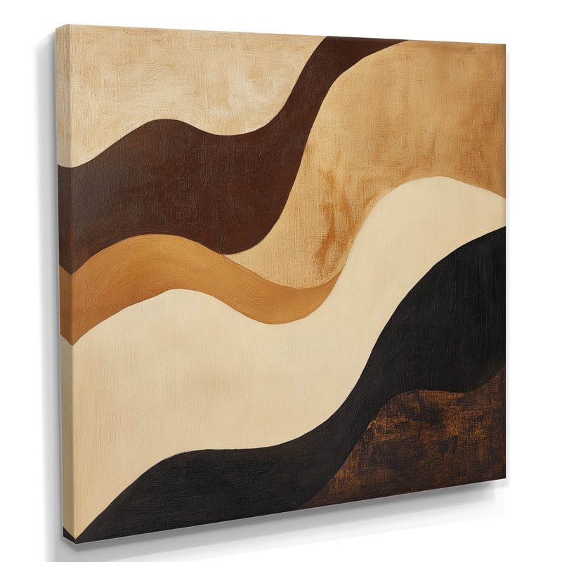 Vinka II - Tableau abstrait sur toile, H 16 po x l 16 po, Toile tendue