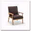Fauteuil avec cadre en bois de 25,38 po de largeur-599179294