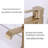Single-Hole Single-handle Bathroom Faucet with Drain Assembly