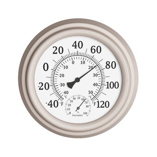 Tried finding a simple (not digital) thermometer for garage but they only  go up to 120F and lets be honest our garages are probably much more than  that in the summer. Do