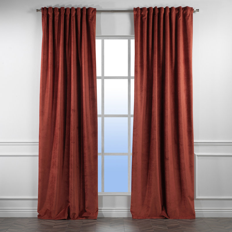 Decorative Double Panel in Matt, Extra Wide X Extra Long, L 52 po x L 120 po, 57 rouge brique
