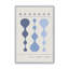 «Blue Retro Bauhaus», affiche I-347098611-347098584