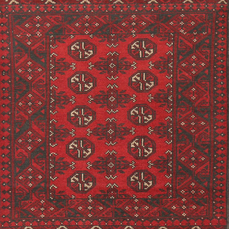Tapis rouge à motif sud-ouest, Rond 6 pi