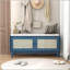 Banc d'entrée en rotin avec rangement Boho-1454622335