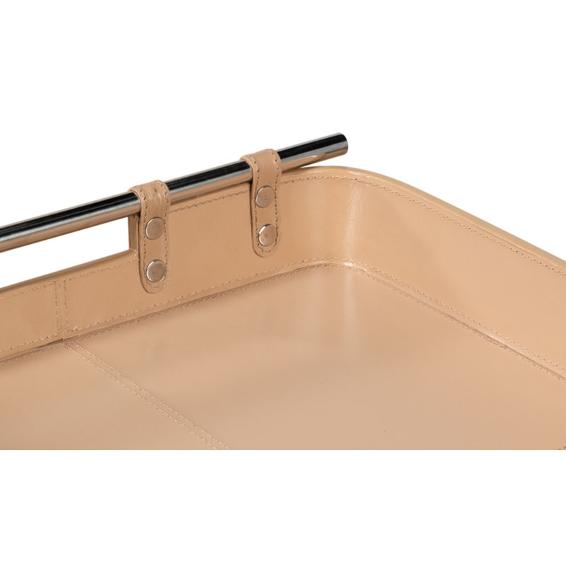 Shagreen Decorative Tray, Tan