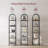 Adrianne 72.2'' H x 15.7'' W Steel Etagere Bookcase-209671252