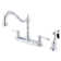 New Orleans Double Handle Kitchen Faucet with Side Spray