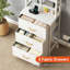 40cm W Metal Bedside Table