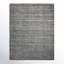 Thebes Hand-Knotted Wool Area Rug in Gray-1658544235