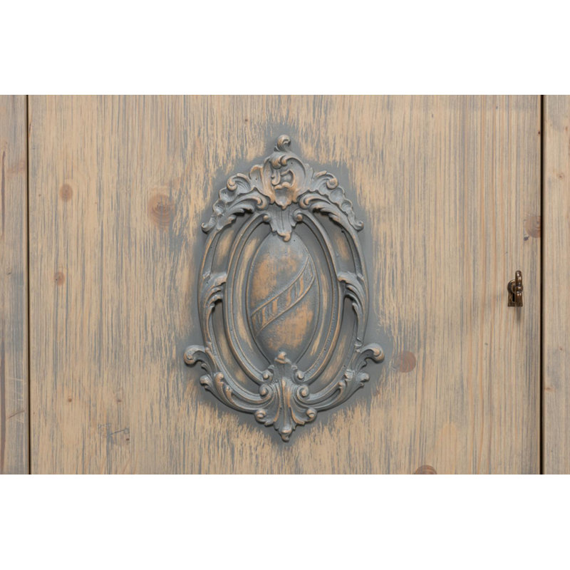Crested 96'' W Solid Wood Sideboard, Carmine Legno Tranparent