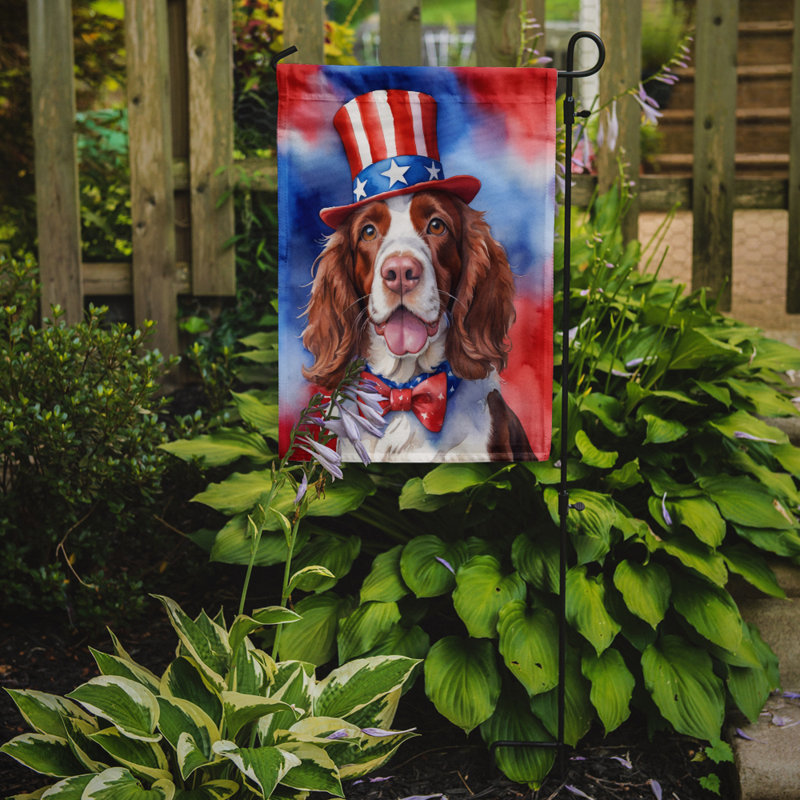 Drapeau patriotique du jardin américain, Épagneul Springer gallois