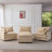 105" Modular Sectional Couch,Upholstered Soft Chenille Fabric Sofa,3 Seater With Ottoman L Shape Sofa Light Coffee-226733665