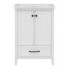 Bathroom Vanity With Sink, Bathroom Vanity Cabinet With One Drawer And Doors, Solid Wood And MDF