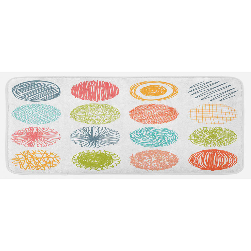 Tapis de cuisine abstrait