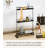 Tower Yamazaki Home Rolling Kitchen Island Metal Storage Cart, Portable Organizer Shelves-256537272