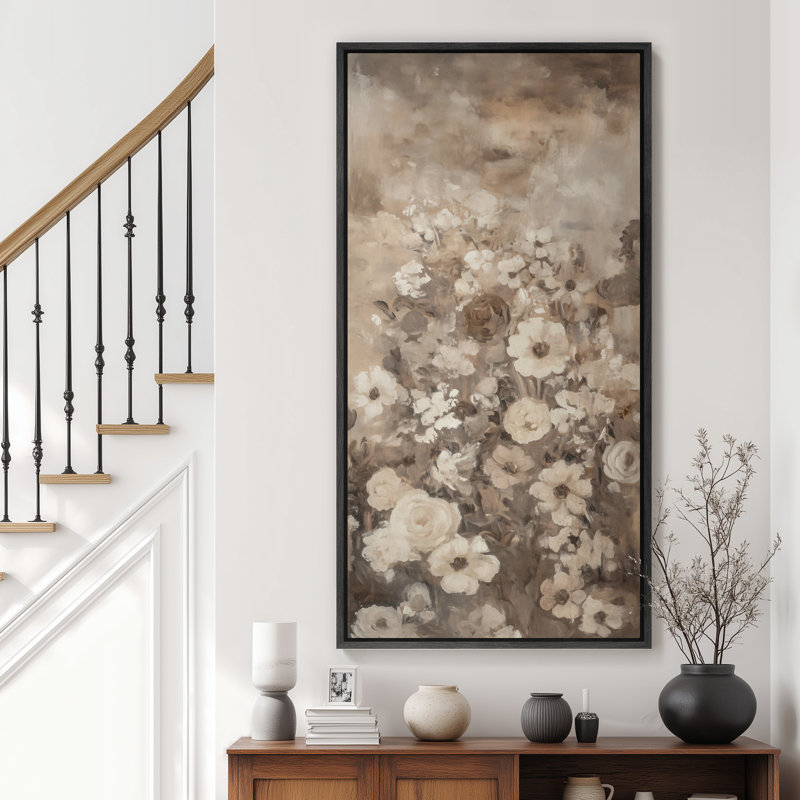 Très grand art mural rétro encadré pour art classique, H 60 po x l 30 po, Noir