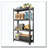 4-Tier Adjustable Metal Storage Shelf