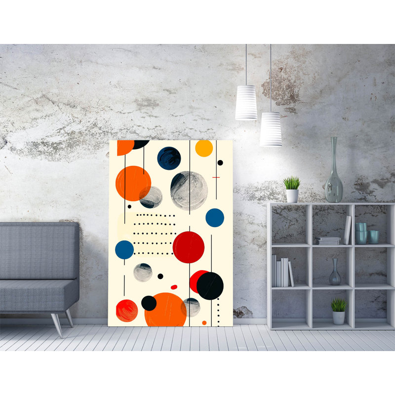 Moody Hippie minimalistic pattern Canvas Wall Art Print Picture, 45.72cm H x 30.48cm W
