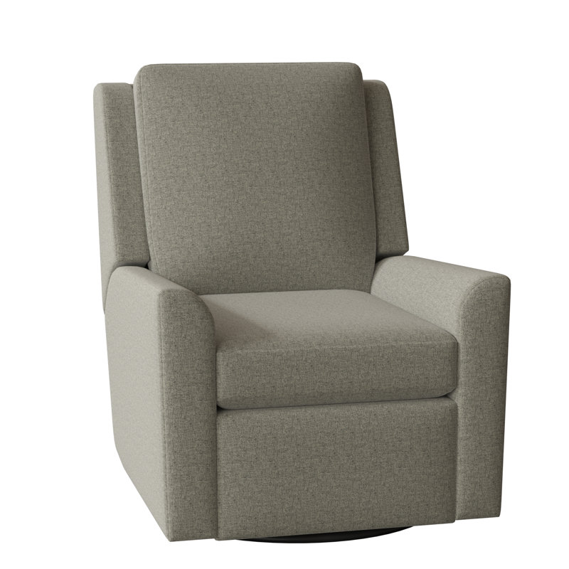 Hickory 31" Wide Standard Recliner, 9953 Pewter, Manual, Swivel Glider