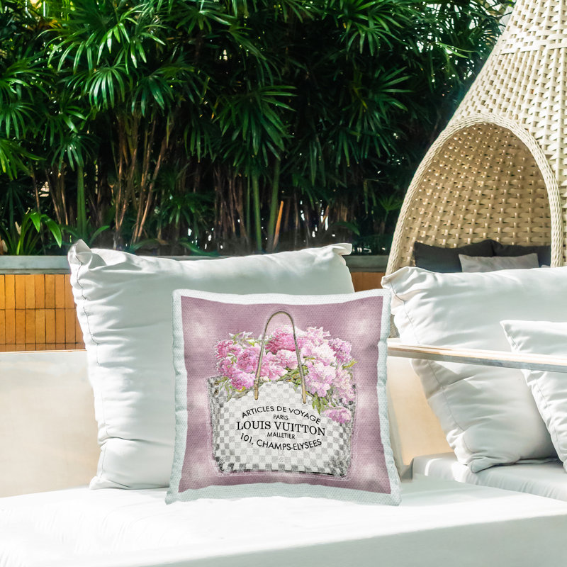 Abstract Outdoor Throw Pillow