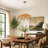 3-Light Hand-Woven Rattan Leaf Bohemian Pendant Light