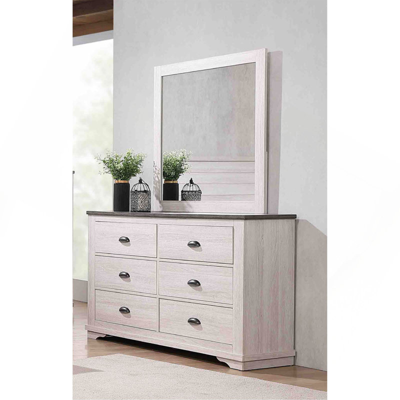 Meuble en bois 1Pc, Beige/gris