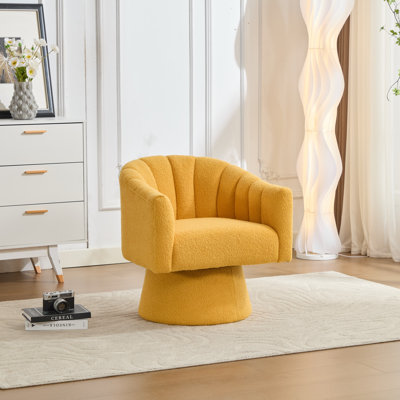 Swivel Barrel Chair