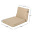 Ensemble de coussins de fauteuil club, coussins de dossier et de siège (coussins seulement)-323048471
