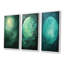 Jade Jewel Spooky Mooonlight Fog - Moon, impression d'art mural, ensemble de 4-1665802548-1665802552