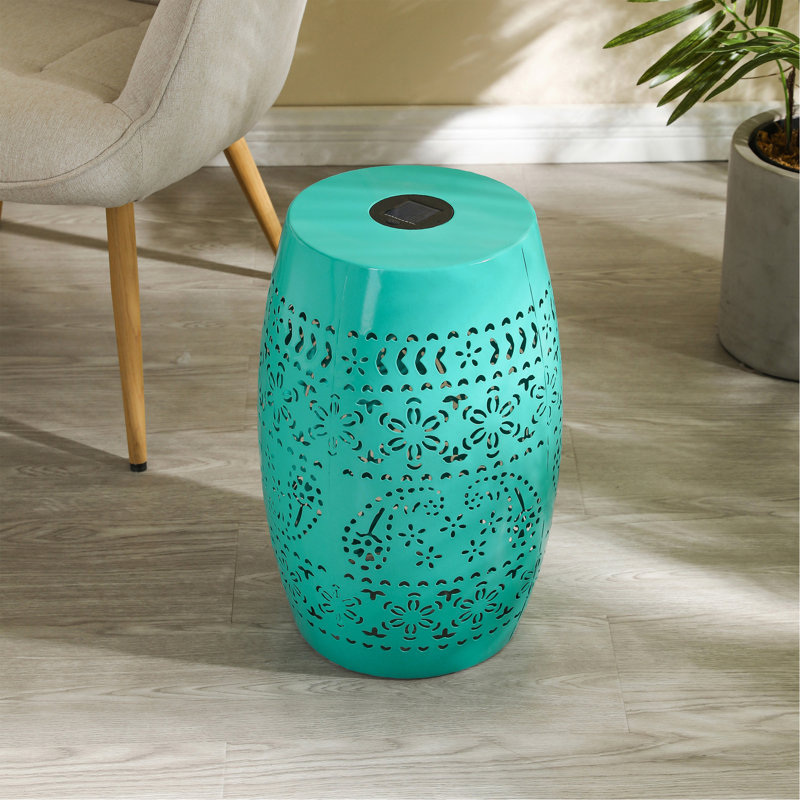 Table d'appoint SOLAR, couleur sarcelle, Sarcelle