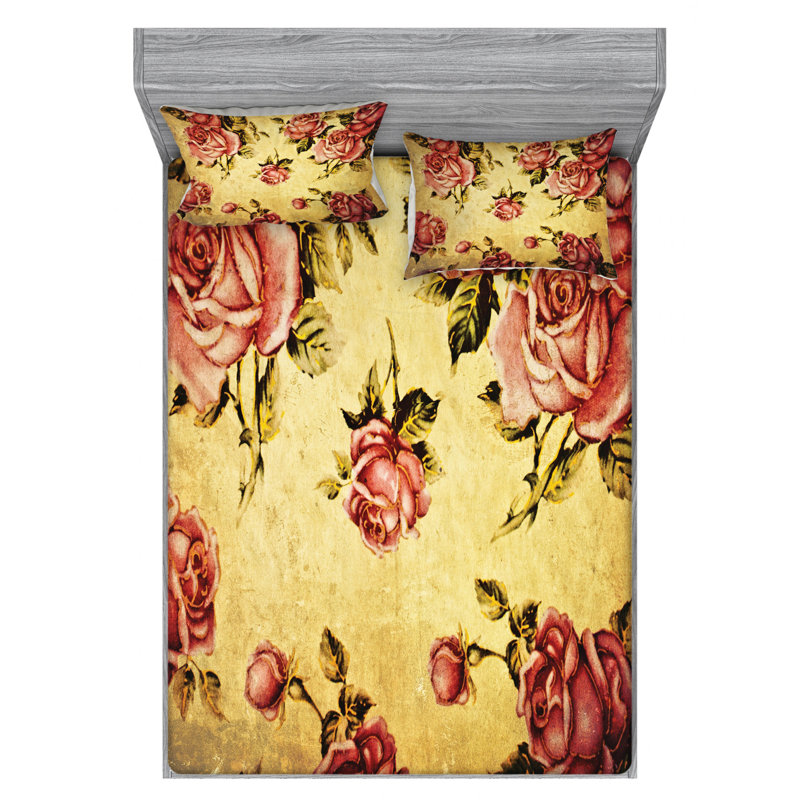 Microfiber Sheet Set, Queen Sheet Set + Fitted Sheet + 2 Pillowcases